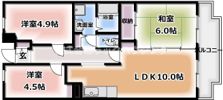 グリーンヴィラ御領の間取り画像