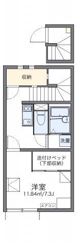 レオネクストくつわだの間取り画像