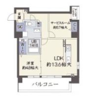 ユープテリア天王寺の間取り画像