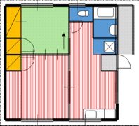 中島アパートの間取り画像
