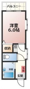 クレスト古市橋の間取り画像