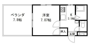 サンシティー南矢三の間取り画像