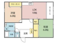 ヴァンベールC棟の間取り画像