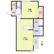 クレール明大前の間取り画像