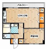 BFハイツの間取り画像
