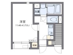 クレイノアクアパレスの間取り画像