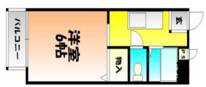 ビーライン青江C棟の間取り画像
