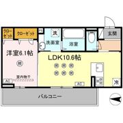 アクアフェリーチェ A棟の間取り画像