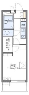 レオパレスグランデール北町の間取り画像