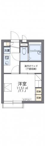 レオパレスショールマーシュの間取り画像