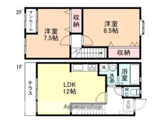 アネスティー金代 B棟の間取り画像