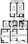 シティアーク表山の間取り画像