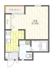 ラフィネY新河岸の間取り画像