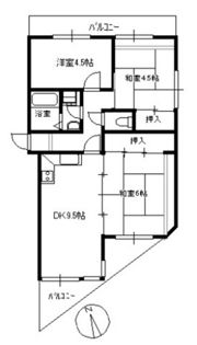 ウェッジコーポ坂田の間取り画像