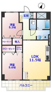 ミドルロード壱番館の間取り画像