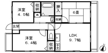 ノネット東野の間取り画像