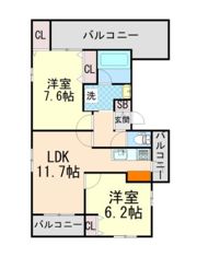 リフュージュ本山の間取り画像