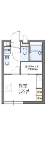 レオパレス大日の間取り画像