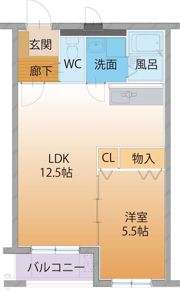 ハートフルコパン はやしの間取り画像