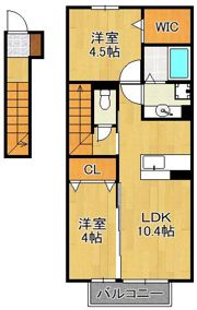 ル・メイユール・スーヴニールの間取り画像