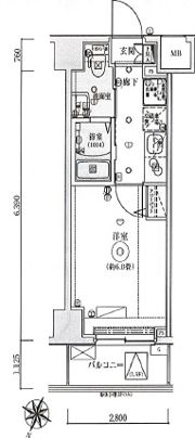 SS.Advance横濱阪東橋exの間取り画像