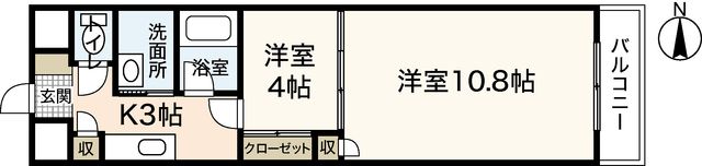 クレセント・ヒルズの間取り画像