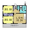 ヒルトップハイツの間取り画像