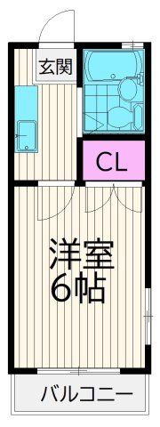コーポラベンダーの間取り画像