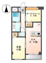 グランベル・Ⅲの間取り画像