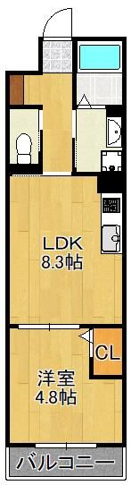 ル・ヴァン・リブレの間取り画像