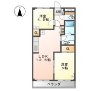 サニーパレス道上の間取り画像