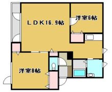 ライトハウスⅡの間取り画像