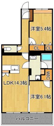 モアプラス日明エントラーダの間取り画像
