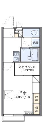 レオパレス宮ノ前2号棟の間取り画像