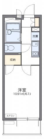 レオパレスシャルマン タナカⅡの間取り画像