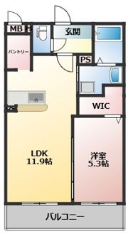 レジデンス平佐西通りの間取り画像