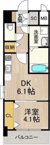 スプランディッド新大阪EASTの間取り画像