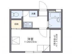 レオパレスアズール新大阪の間取り画像