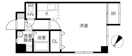 ベルハイムⅦの間取り画像