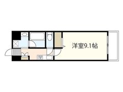 Pino楽々園の間取り画像