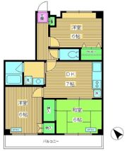 ガーデンクレス弐番館の間取り画像