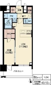 リッツ新大阪プレミアムの間取り画像