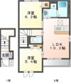 クルールⅡの間取り画像