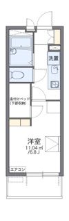 レオパレスハルカの間取り画像