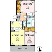 シェシレーヌの間取り画像