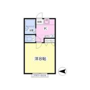 ホットハウス旭ヶ丘弐番館の間取り画像