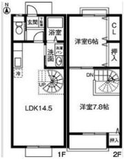 Breeze YAMADAの間取り画像