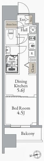 グランカーサ町屋の間取り画像