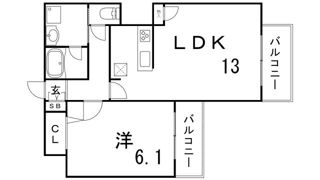 プレサンスKOBEグレンツの間取り画像