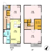 サンハウスの間取り画像